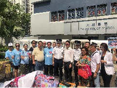 2019-08-15 大埔警署門外集會(huì)，齊口齊聲撐警隊(duì)、愛護(hù)香港、愛護(hù)家園，為警察送上最美好的祝福與慰問